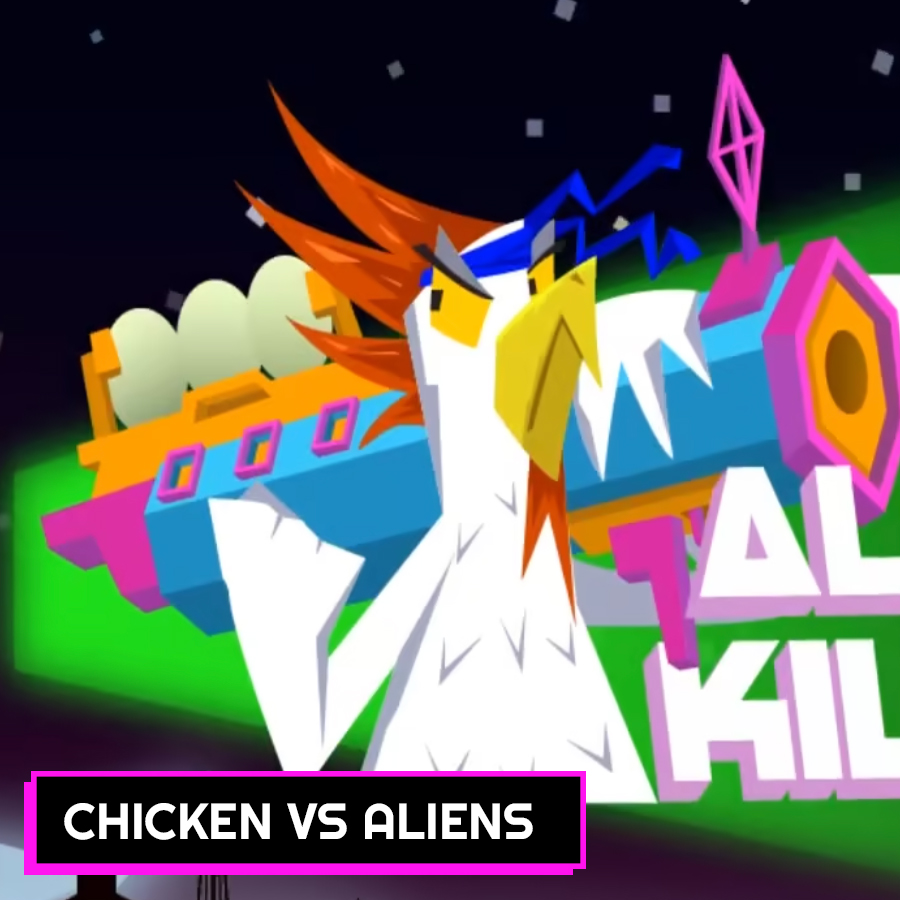 CHICKEN VS ALIENS