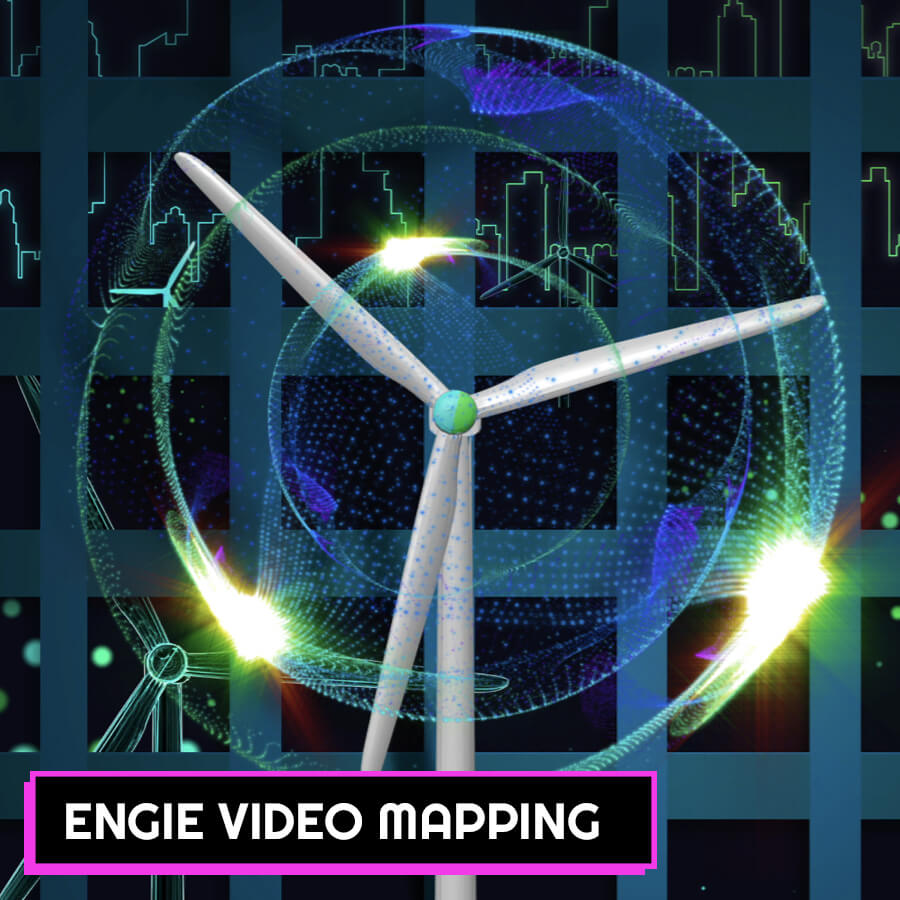 video mapping engie